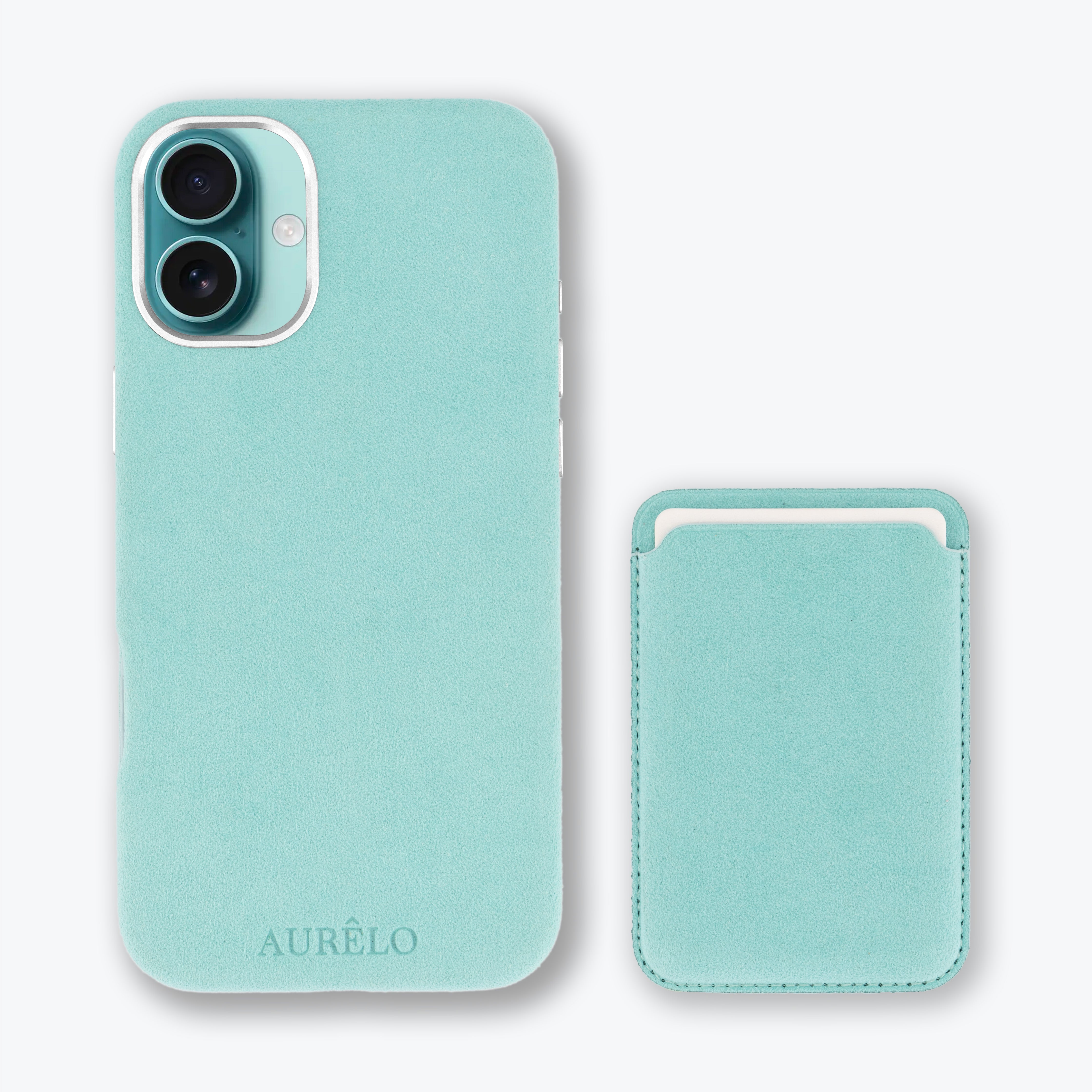Alcantara Case - Glacier - iPhone 16 Plus