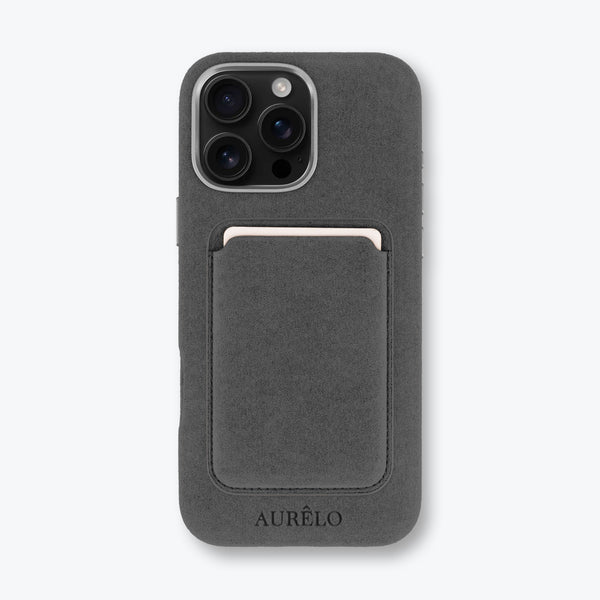 Alcantara Case - Graphite - iPhone 15 Pro Max