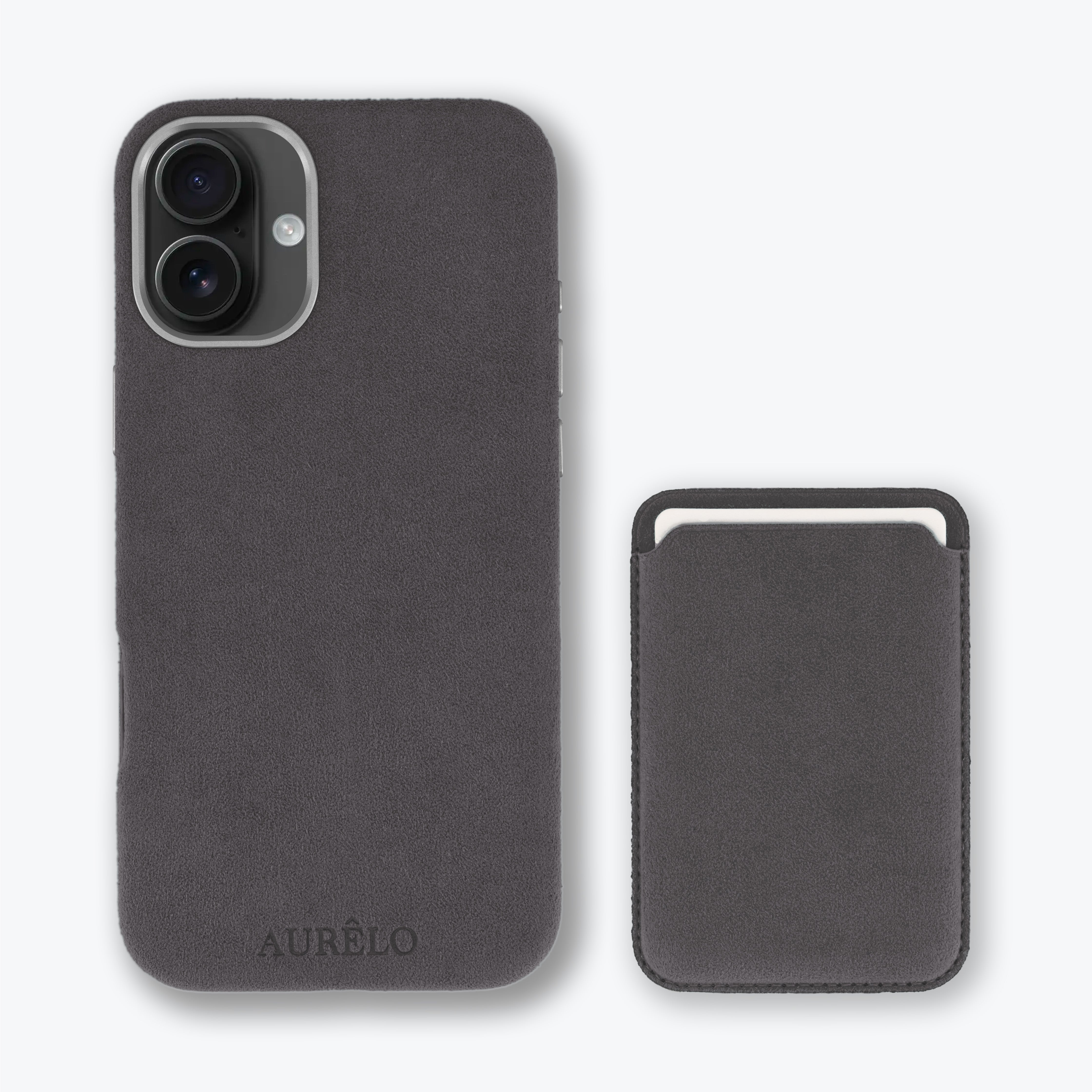 Alcantara Case - Graphite - iPhone 16 Plus