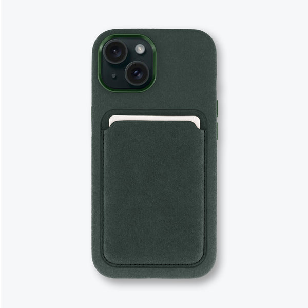 Alcantara Case - Evergreen - iPhone 15