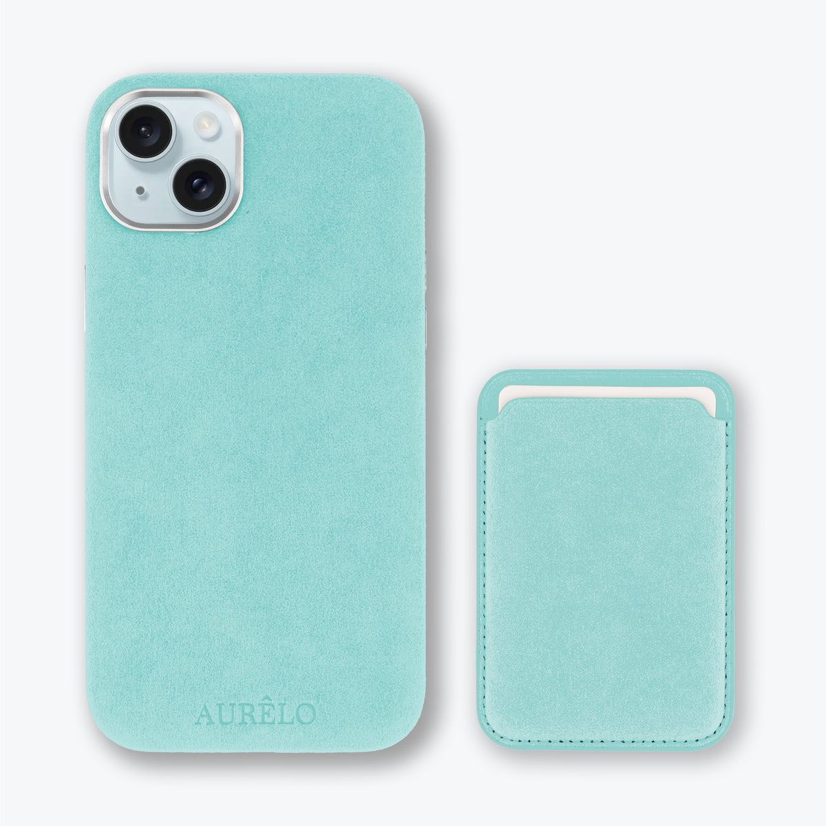 Alcantara Case - Glacier - iPhone 15 Plus