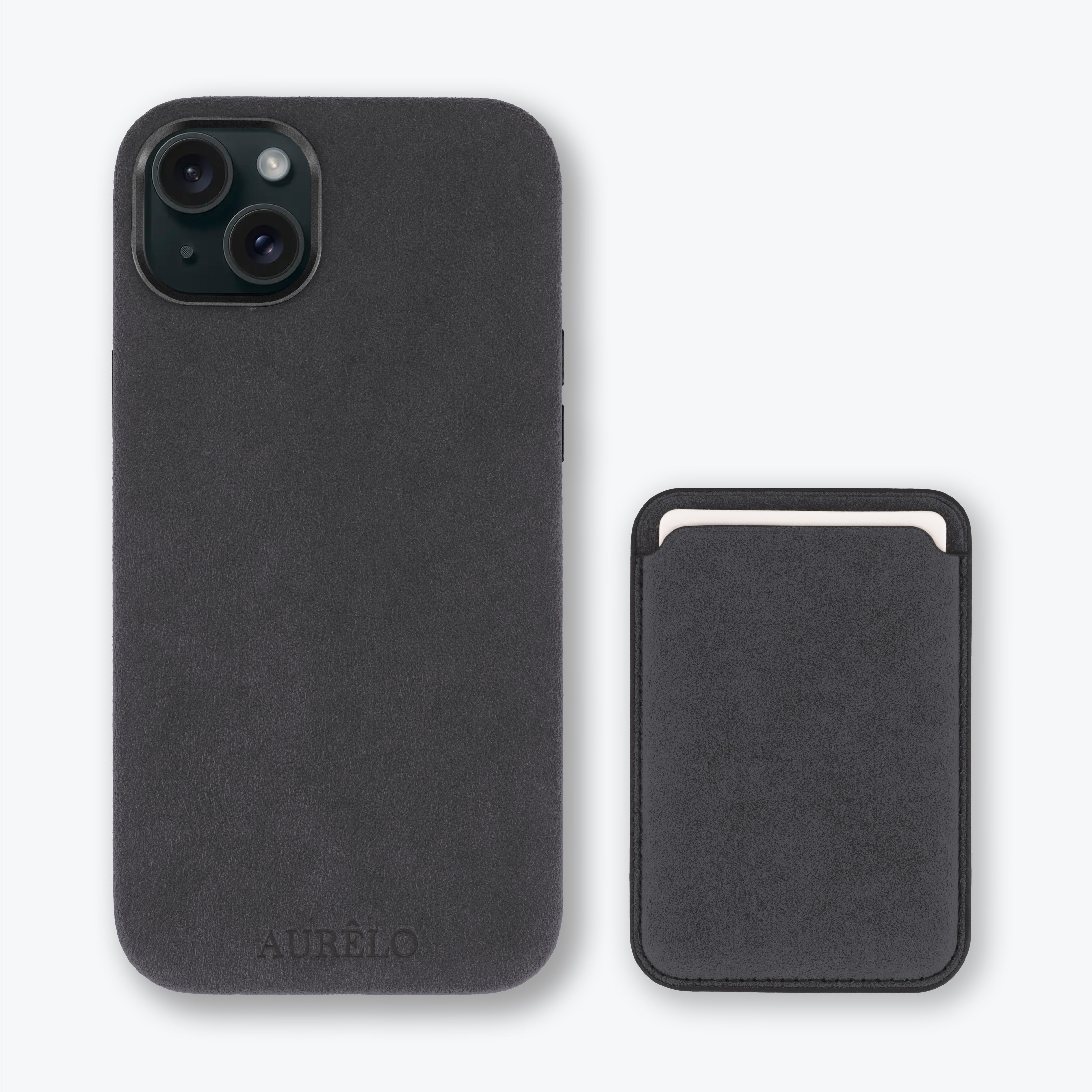 Alcantara Case - Graphite - iPhone 15 Plus