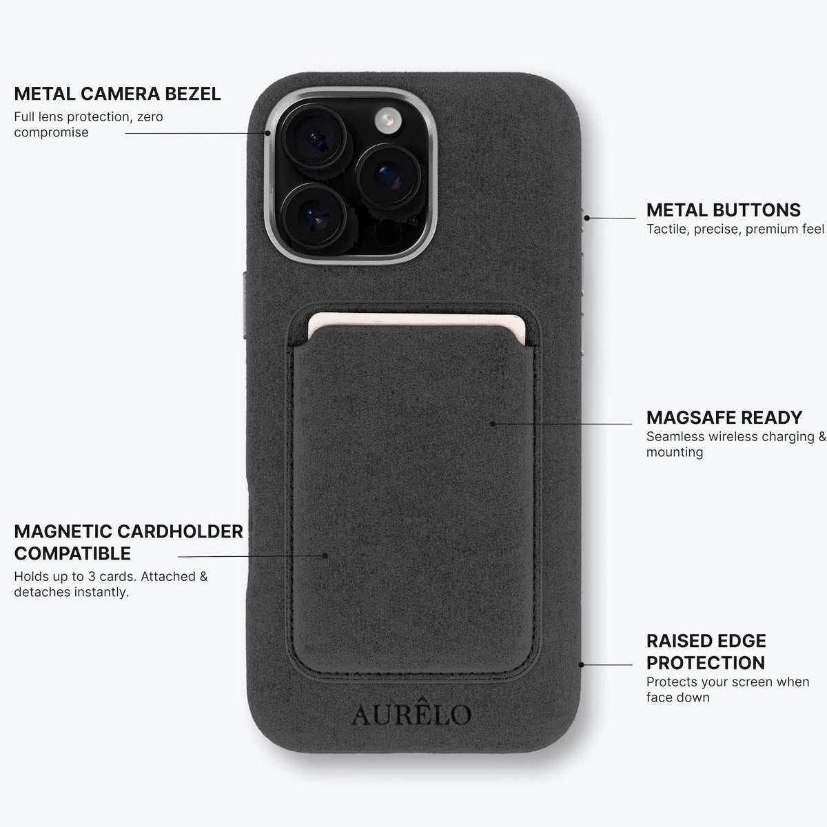 Alcantara Case - Graphite