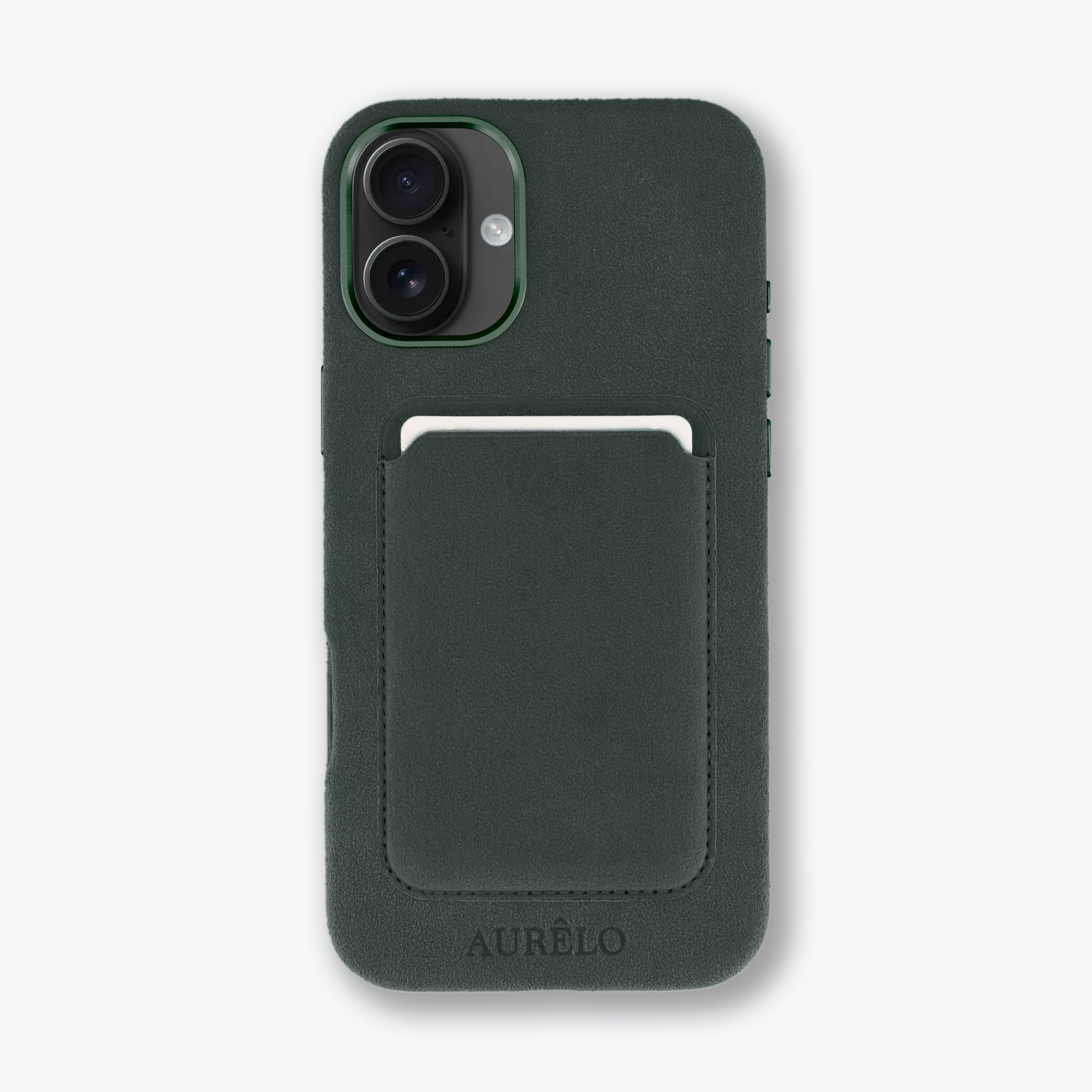 Alcantara Case - Evergreen - iPhone 16 Plus