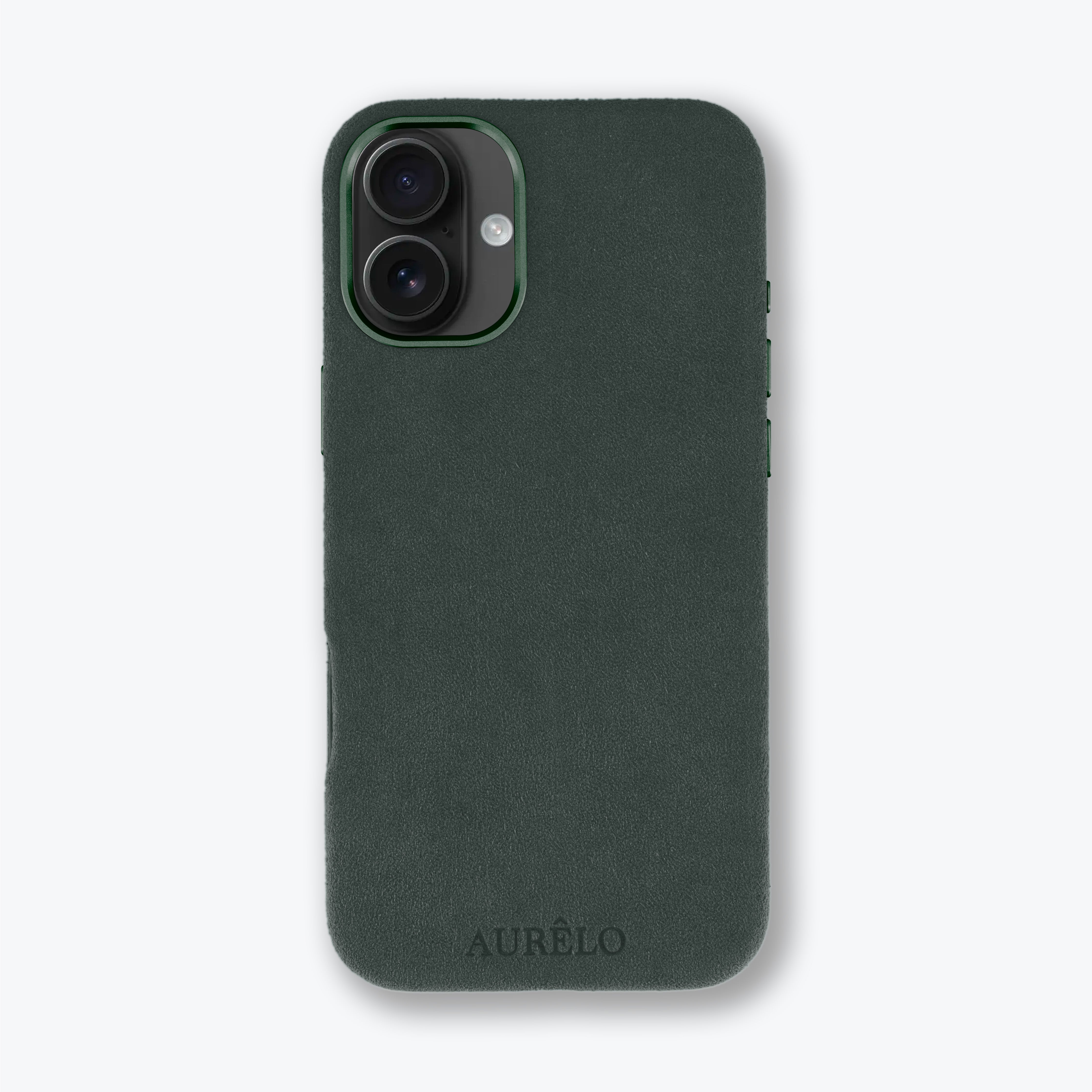 Alcantara Case - Evergreen - iPhone 16 Plus