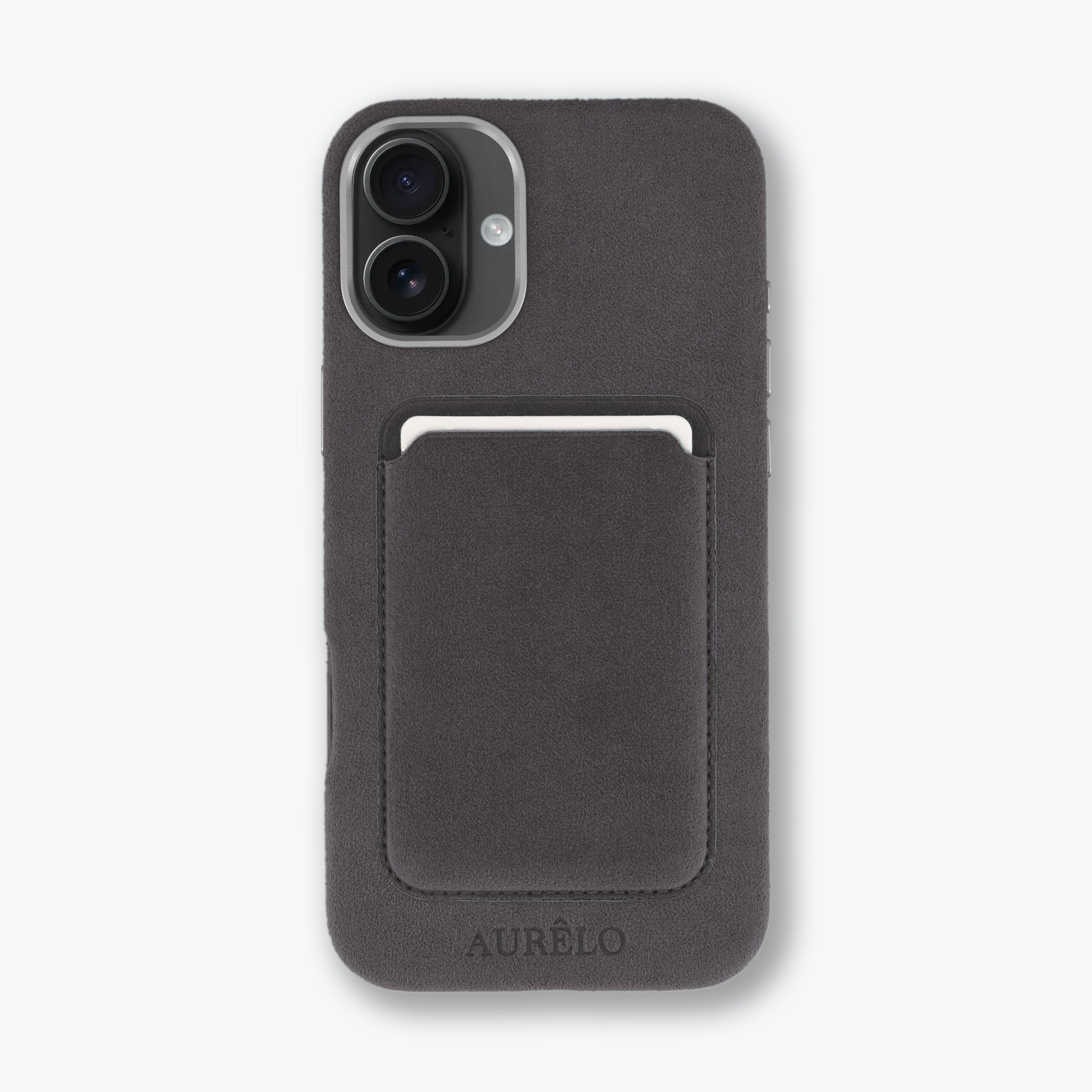 Alcantara Case - Graphite - iPhone 16 Plus