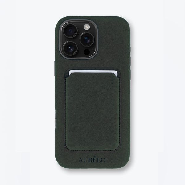 Alcantara Case - Evergreen - iPhone 15 Pro Max