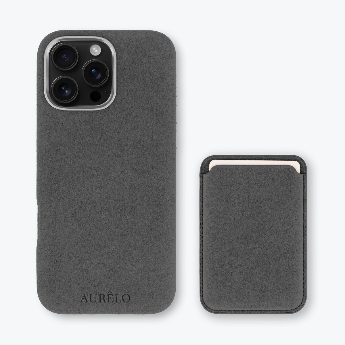 Alcantara Case - Graphite - iPhone 15 Pro Max