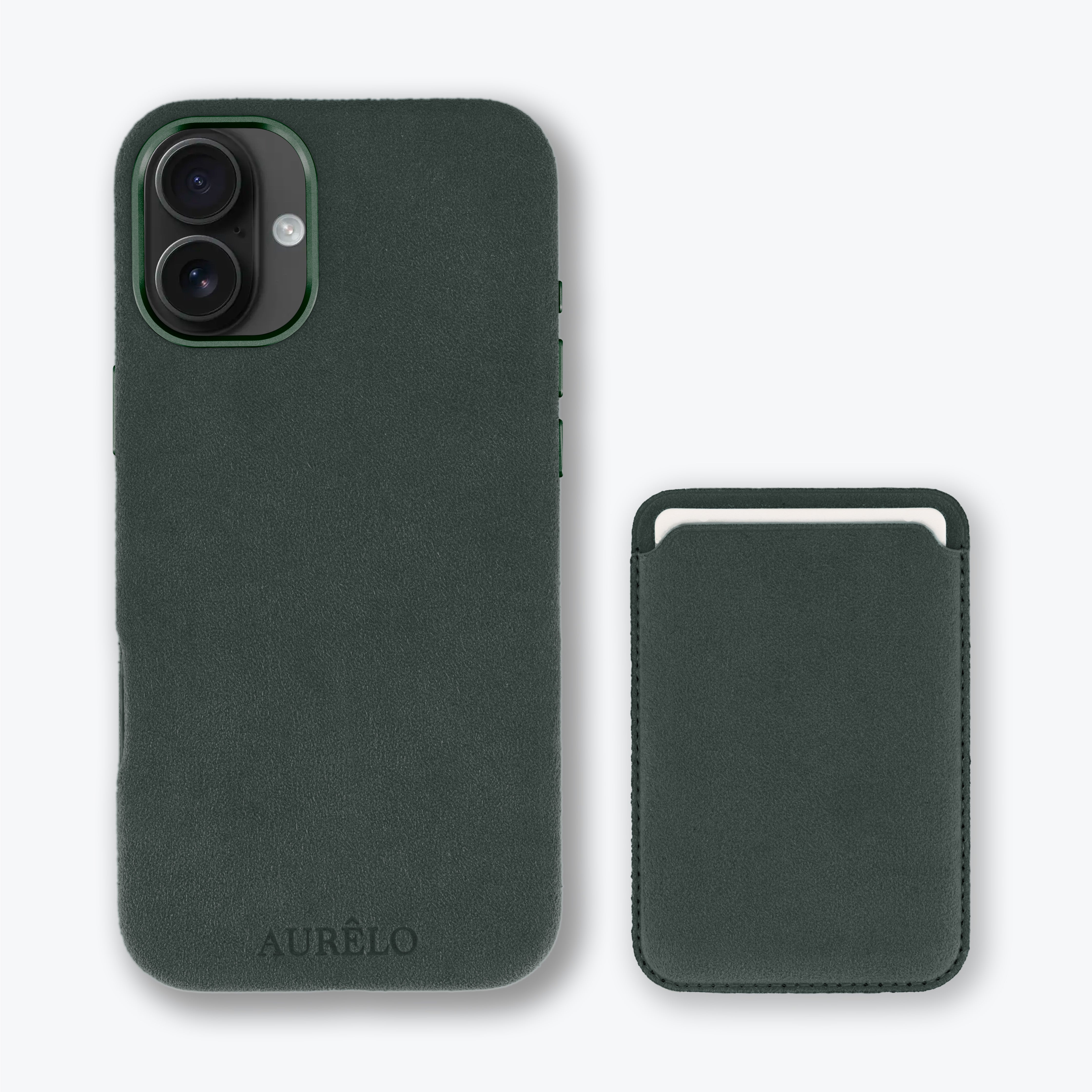 Alcantara Case - Evergreen - iPhone 16 Plus
