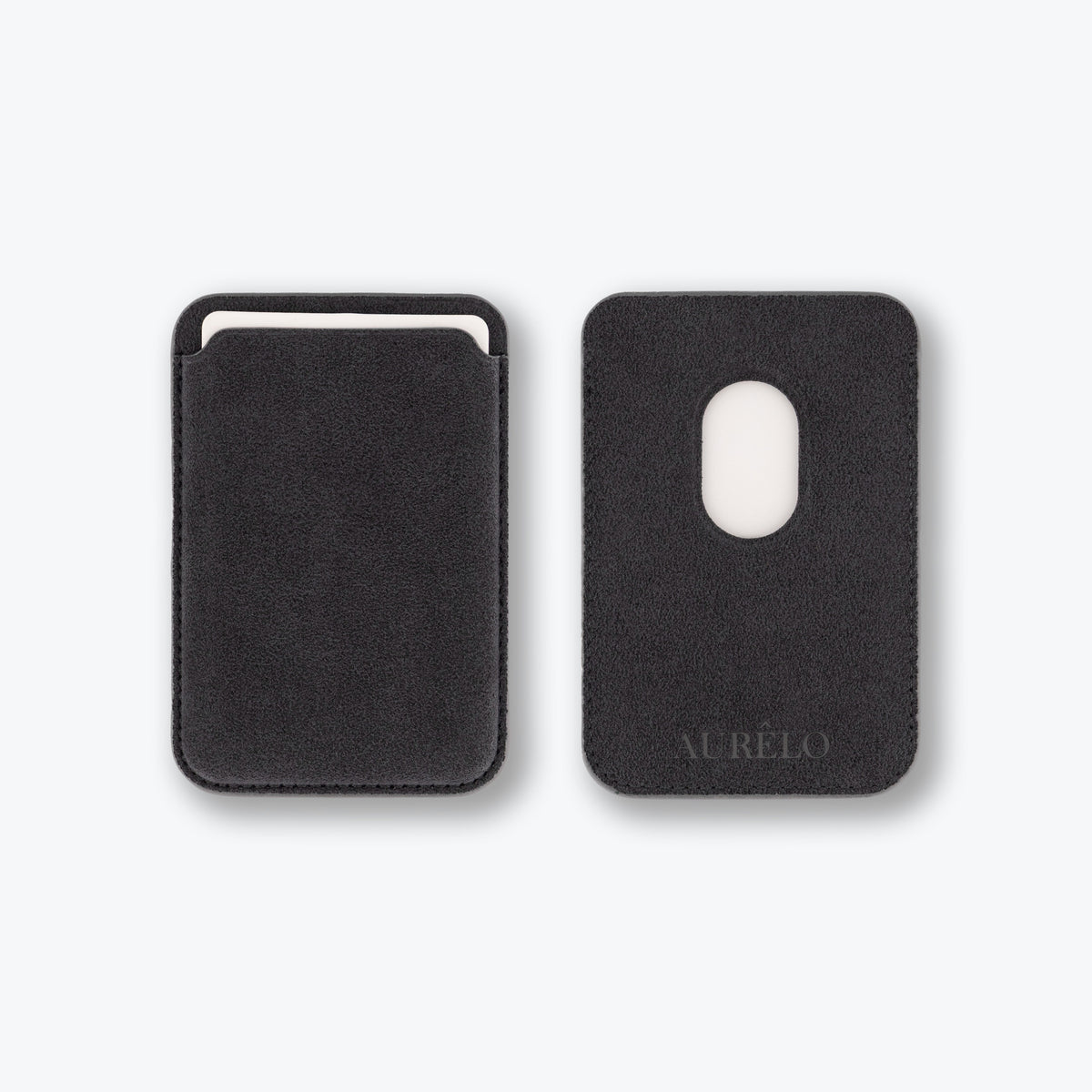 Alcantara Cardholder - Graphite
