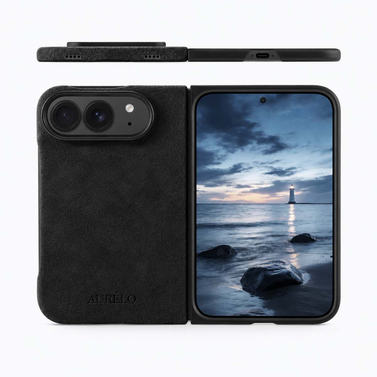 Alcantara Case - Onyx - iPhone 18 Duo