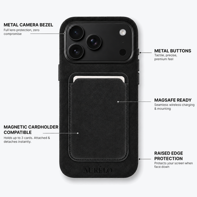 Alcantara Case - Onyx - iPhone 18 Pro Max