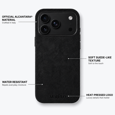 Alcantara Case - Onyx - iPhone 18 Pro Max